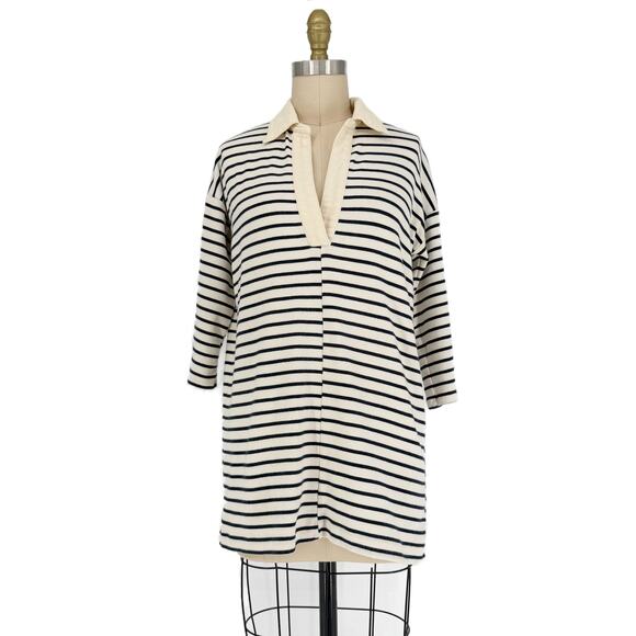 Tuckernuck Navy Stripe Ashton Knit Polo Mini Shift Dress size XS - Picture 7 of 16